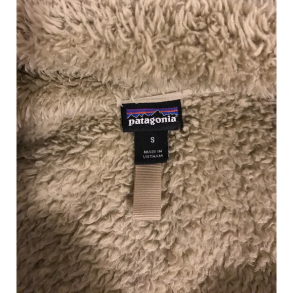 Patagonia Women's Los Gatos El Cap Khaki 1/4 Zip Fleece Pullover Top - Small - Picture 9 of 12